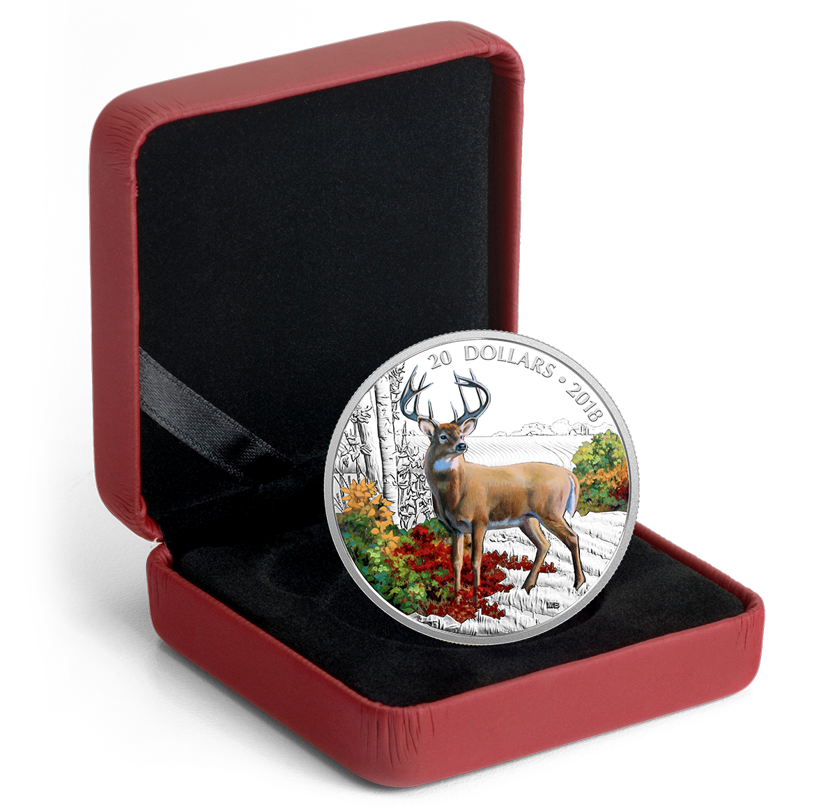 1 oz. Pure Silver Coloured Coin - Majestic Wildlife