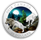 1 oz. Pure Silver Coloured Coin - Geometric Fauna: Grey Wolves