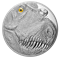 Pièce de un kilogramme en argent pur – Regard redoutable : Tyrannosaurus rex
