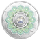 Pierre de naissance d'octobre - Pièce en argent pur ornée d'un cristal Swarovskiᴹᴰ
