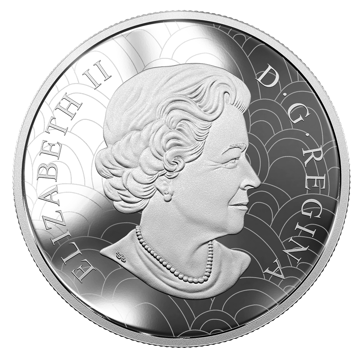 2 oz. Pure Silver Coin - Zentangle® Art: The Great Horned Owl