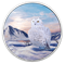 2 oz. Pure Silver Glow-in-the-Dark Coin - Arctic Animals: Snowy Owl