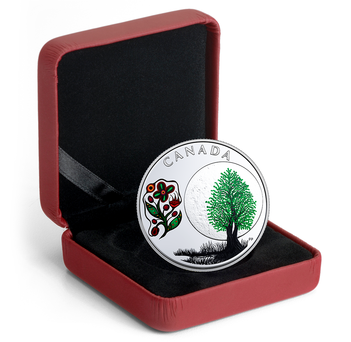 Pure Silver Coloured Coin - Thirteen Teachings From Grandmother
