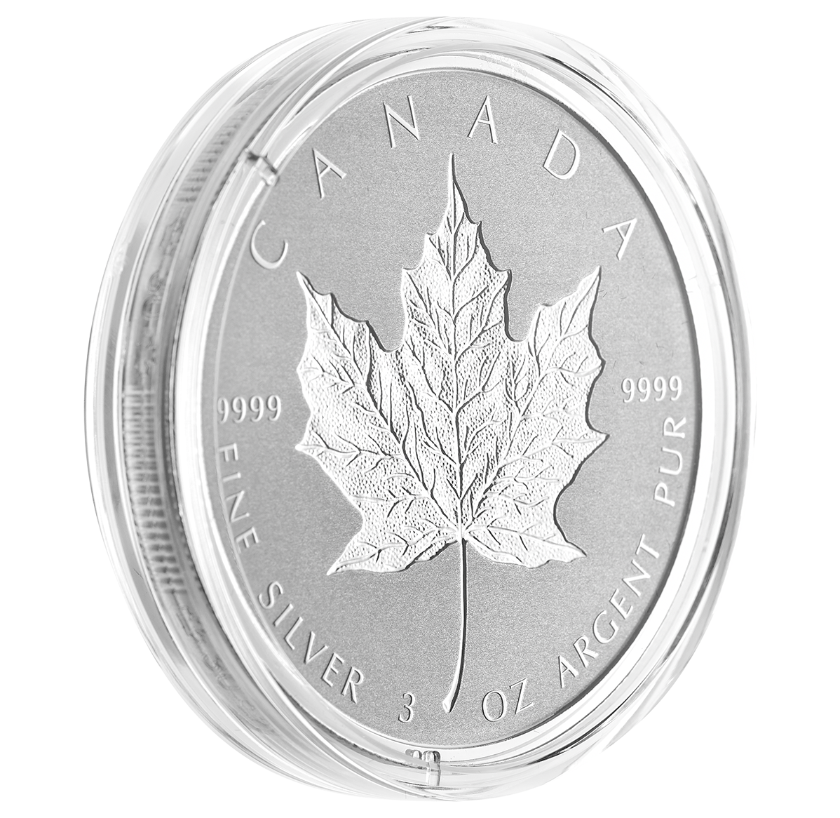 3 oz. Pure Silver Coin - 30th Anniversary of the Silver Maple Leaf