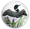 Pure Silver Coloured Coin - The Common Loon: Beauty and Grace