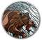 Pièce de 1 oz en argent pur - Mosaïques canadiennes : Grizzli