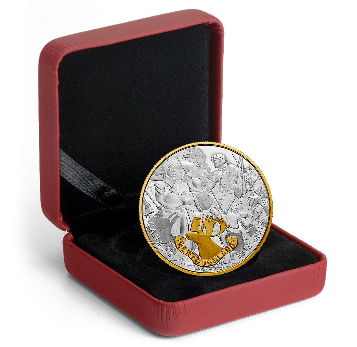 First World War Allies - 1 oz. Pure Silver Gold-Plated 4-Coin