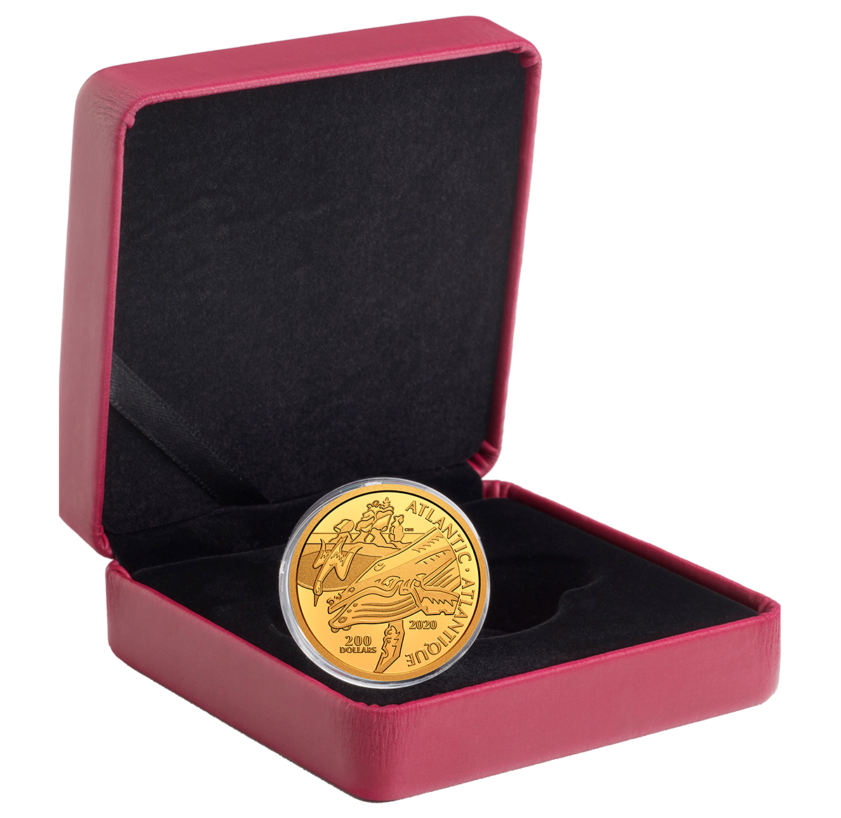 1 oz. 99.999% Pure Gold Coin - Canadian Coastal Symbols: The