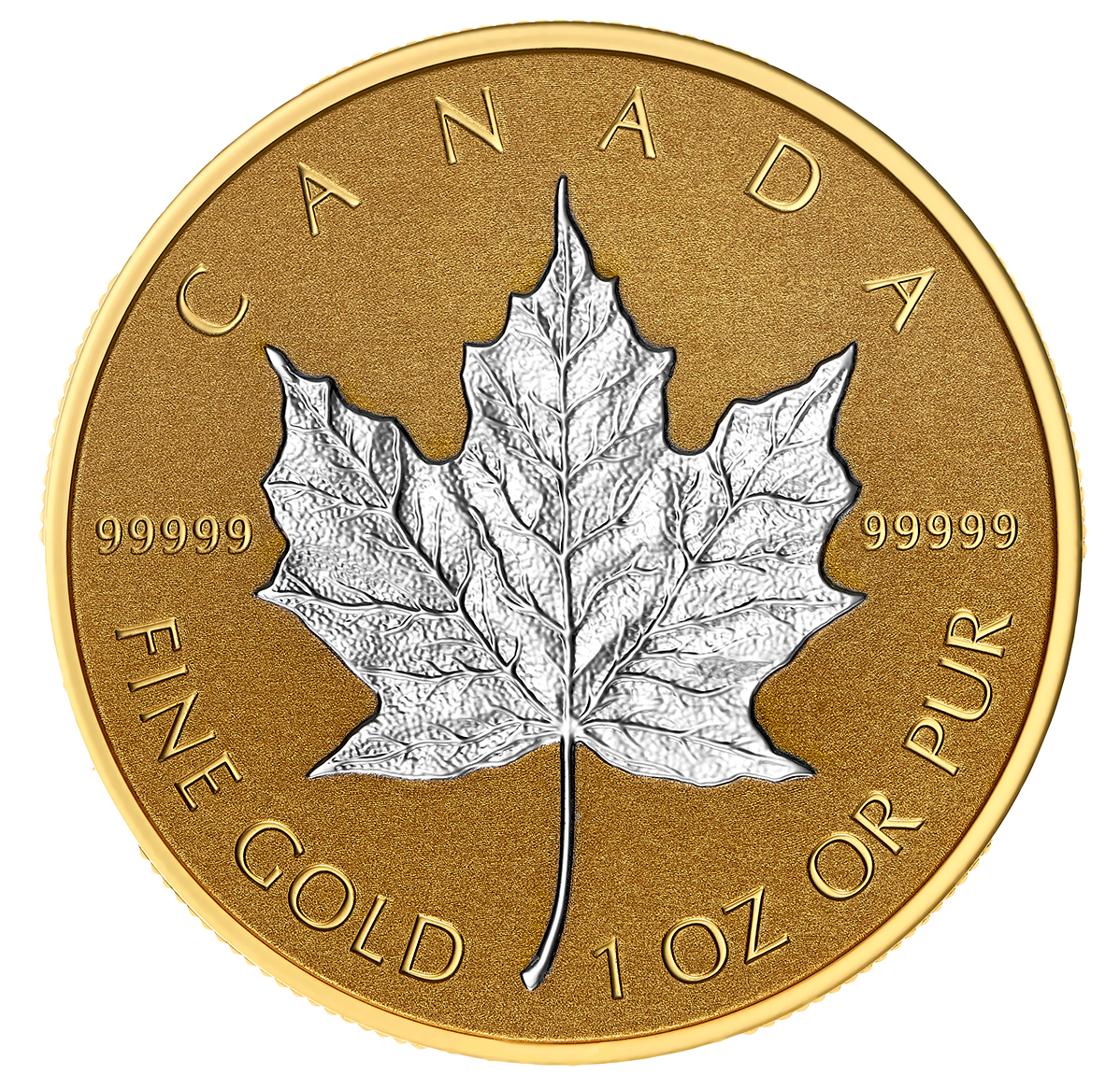 Mintページ Gleaming Maple Leaves – ¼ oz. Pure Gold Coin | The Royal