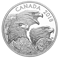 Pièce de 1 oz en argent pur - Magnifiques pygargues à tête blanche