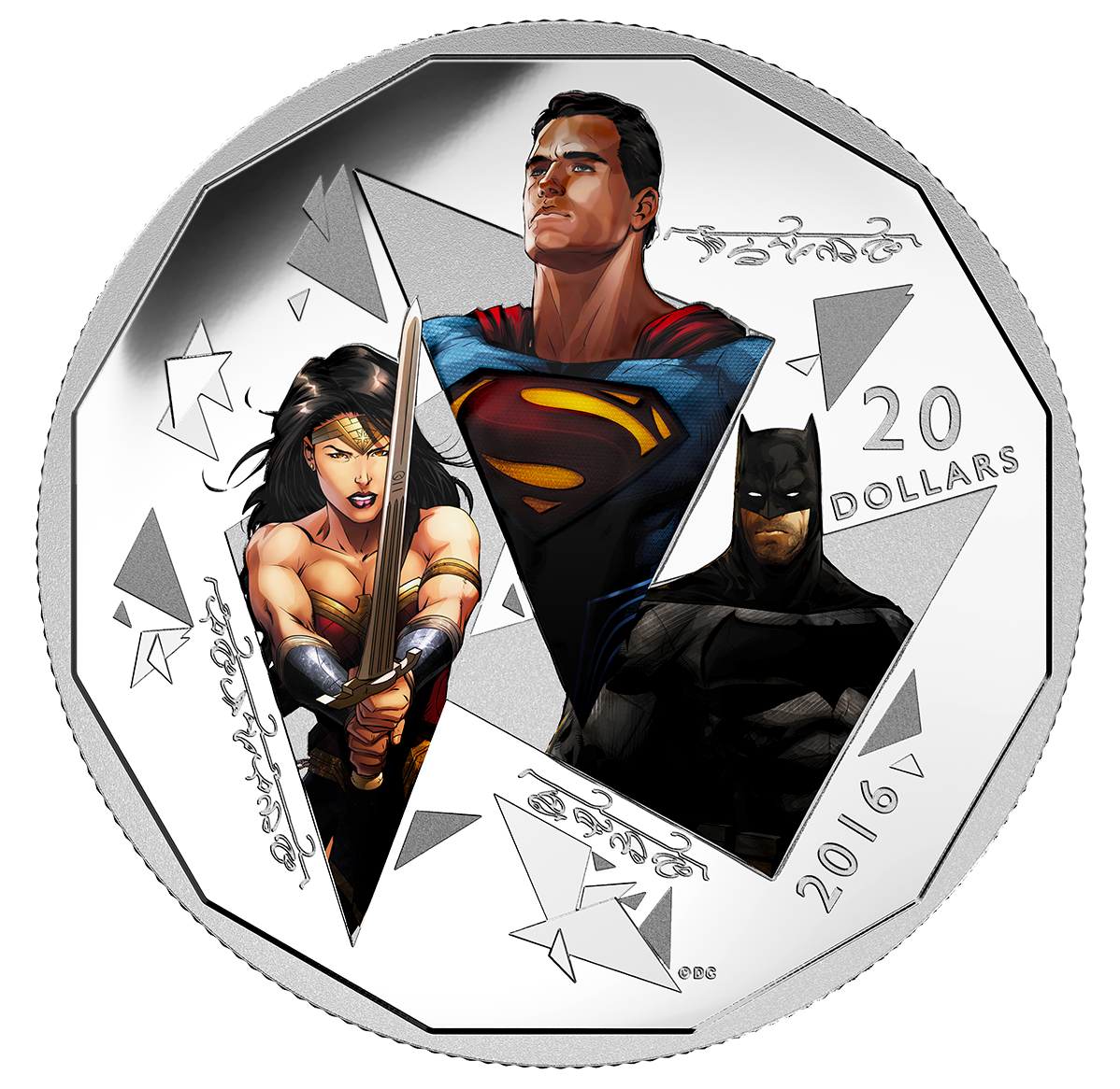 コレクション DasCoin Superheroes 2-Coin The Trinity Bundle | The Royal Canadian Mint
