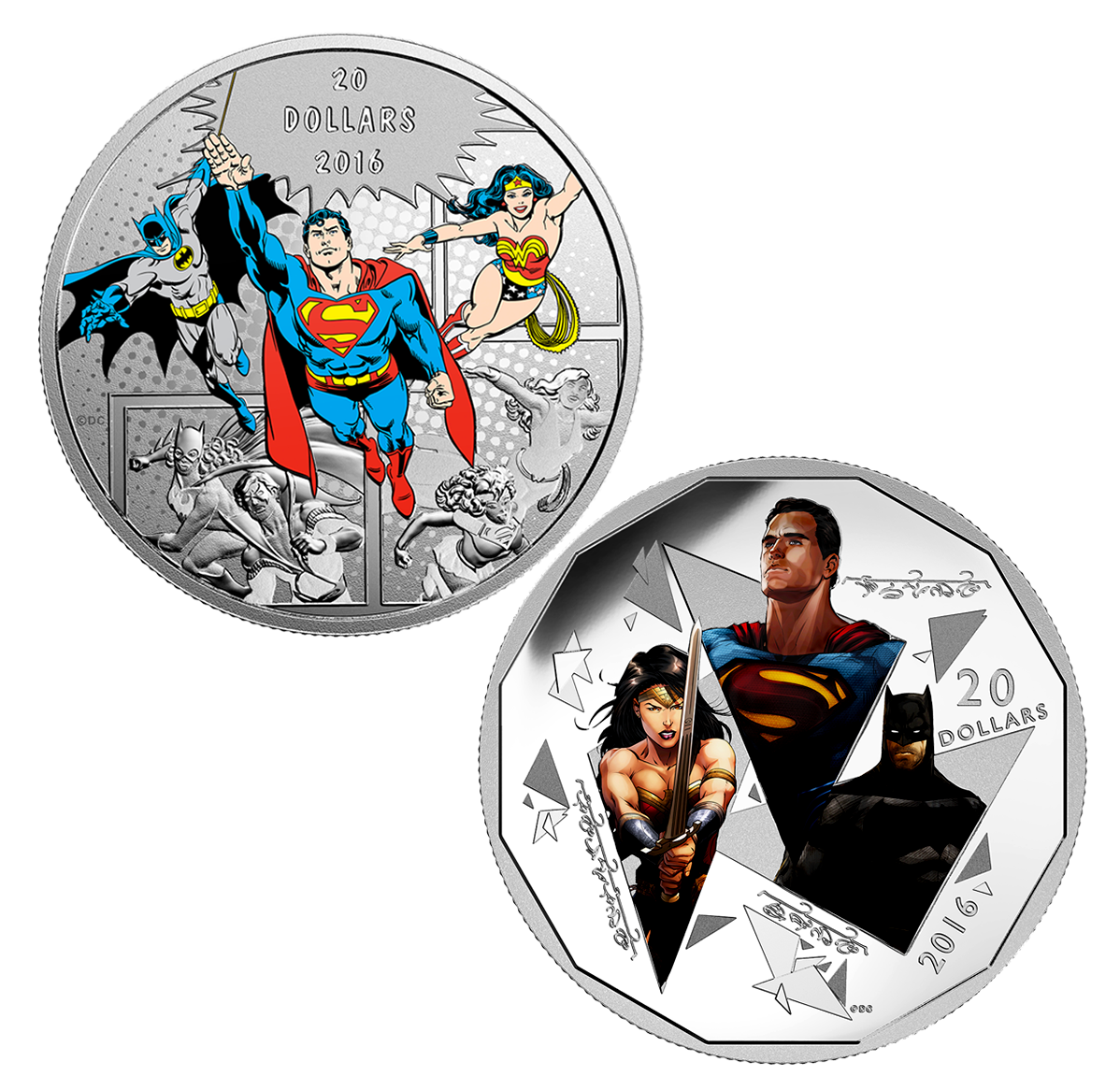 Superheroes 2-Coin The Trinity Bundle | The Royal Canadian Mint