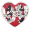 1 oz. Pure Silver Heart-Shaped Coin - Disney Love