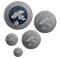 Pure Silver 5-Coin Maple Leaf Fractional Set - A Bicentennial Celebration - Mintage: 6,500 (2019)