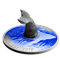 Pièce de 5 oz en argent pur - Sculpture en stéatite d'une queue de baleine