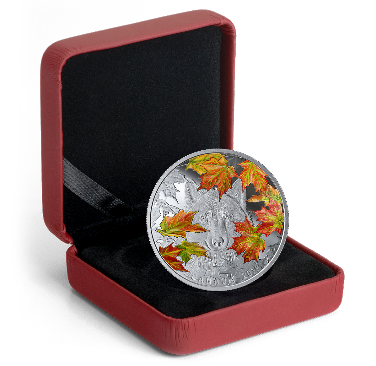 カジマルSILVER WOLF 2 oz. Pure Silver Coin - Wily Wolf - Mintage: 4,000 (2019) | The