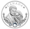 Pièce de 1 oz en argent pur rehaussée de cristaux Swarovski(MD) - Le mariage royal du prince Harry Harry et de M<sup>me</sup> Meghan Markle