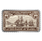 Pièce colorée de 1 oz en argent pur - Timbres historiques du Canada : Arrivée de Cartier - Québec 1535