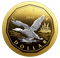 5 oz. Pure Silver Reverse-Gold Plating Coin - Big Coin Series: Flying Loon Dollar