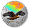 Pièce holographique de 2 oz en argent pur ‒ Magnifique envolée d'oiseaux : Aigles royaux 