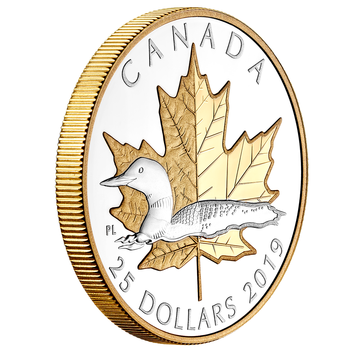 1 oz. Pure Silver Gold Plated Piedfort - Timeless Icons