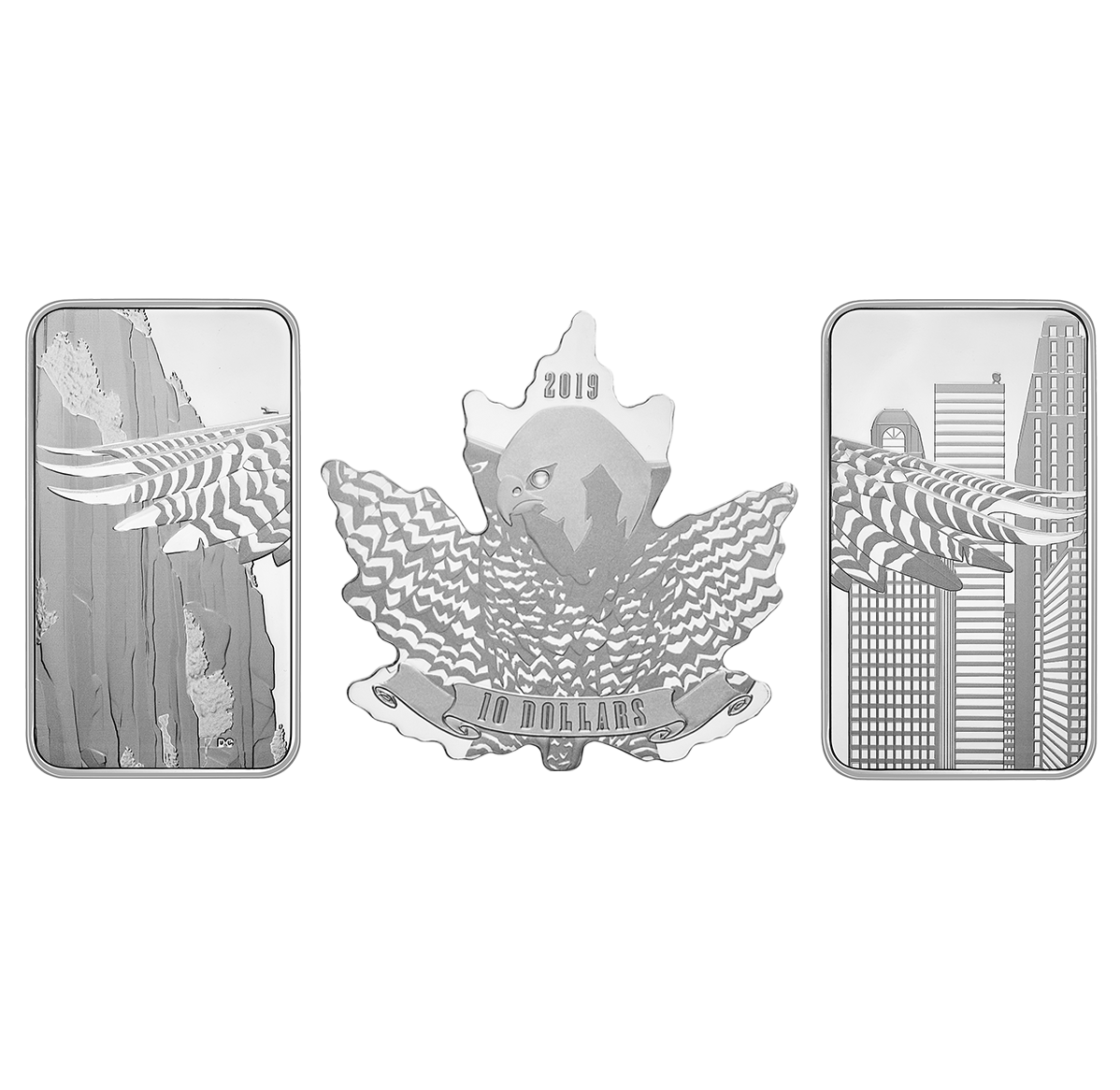 Pure Silver 3-Coin Set - Wings of Hope - Mintage: 1,000 (2019