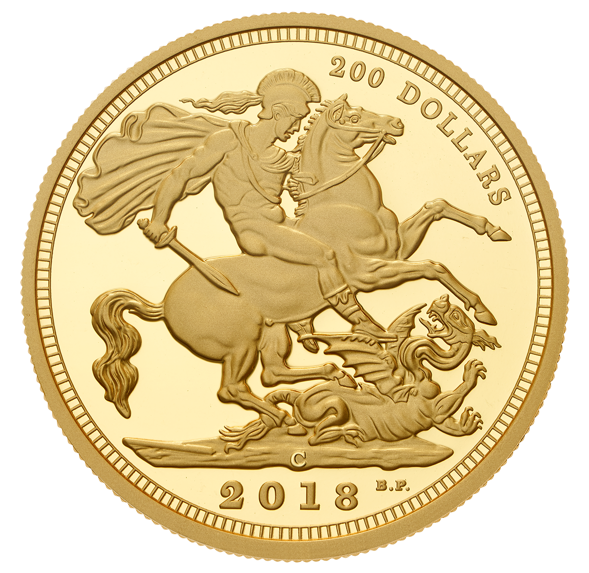 99.999% 1 oz. Pure Gold Coin - The 1908 Sovereign: 110th