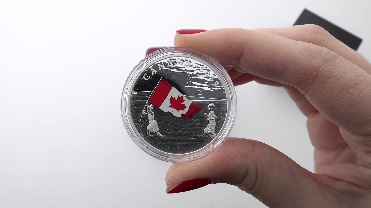 1 oz. Pure Silver Coloured Coin - Canada's National Flag (2019) | The ...
