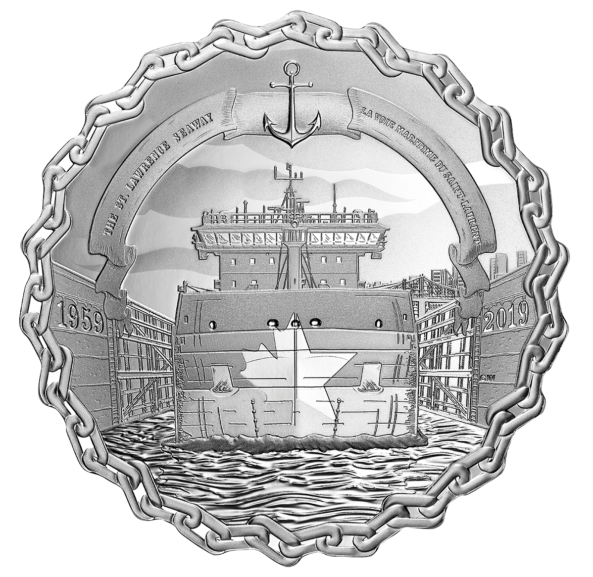 2 oz. Pure Silver Coin 60 Years of Prominence The St. Lawrence