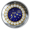 2019 Aquarius: Zodiac Series - Pure Silver Coin made with Swarovski® Crystals