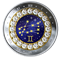 2019 Gemini: Zodiac Series - Pure Silver Coin made with Swarovski® Crystals