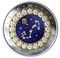 Pièce en argent pur rehaussée de cristaux Swarovski (MD) - Signes du zodiaque : Scorpion