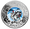 Pièce colorée en argent pur - Petits bonheurs de la vie au Canada : Randonnée en traîneau à chiens