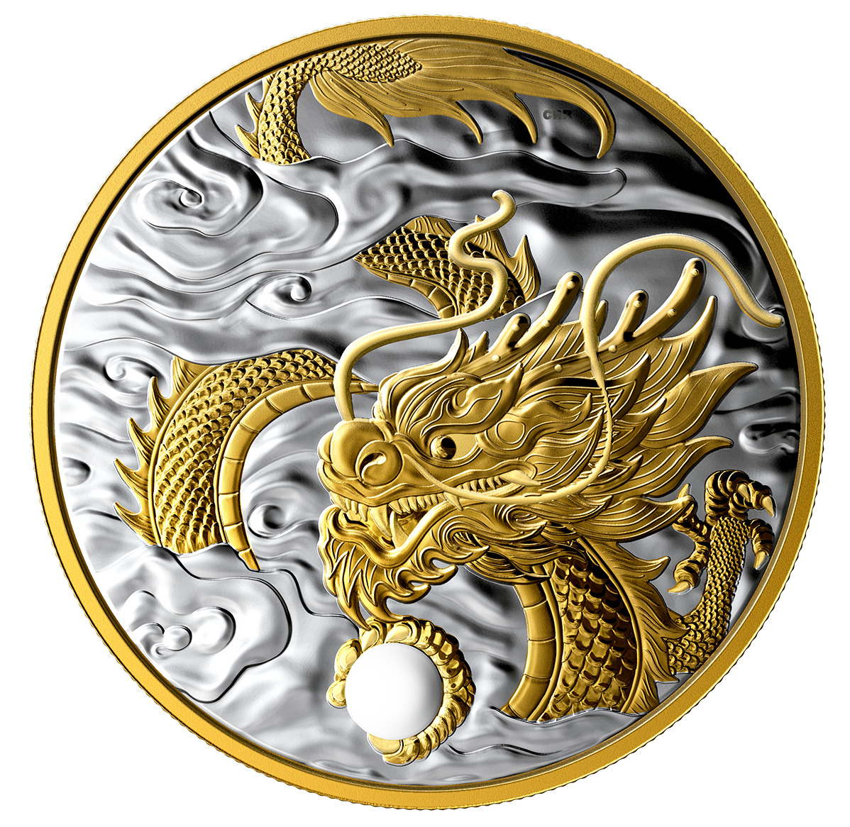 2019 Canada 1 oz Silver $5 Lucky Dragon High Relief BU