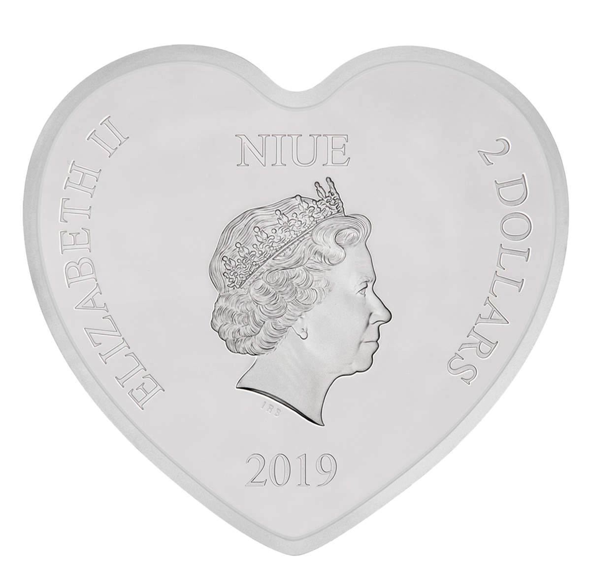 1 oz. Pure Silver Heart-Shaped Coin - Disney Love (2019) | The