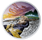 Pièce colorée de 1 oz en argent pur - Faune canadienne : La loutre de mer