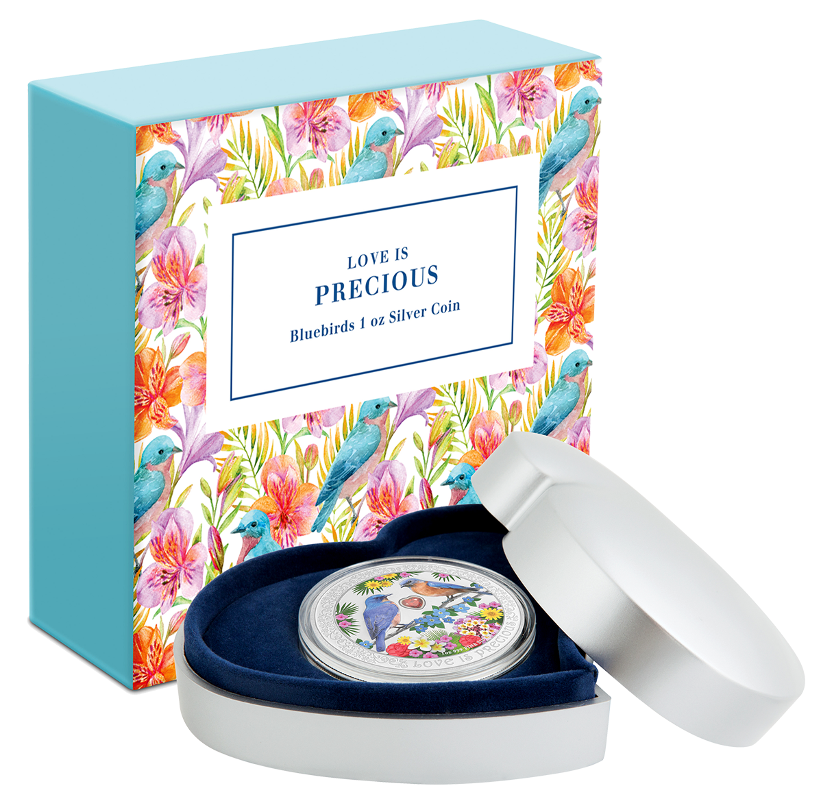 precious mellowページ 1 oz. Fine Silver Coin - Love is Precious (2018) | The Royal