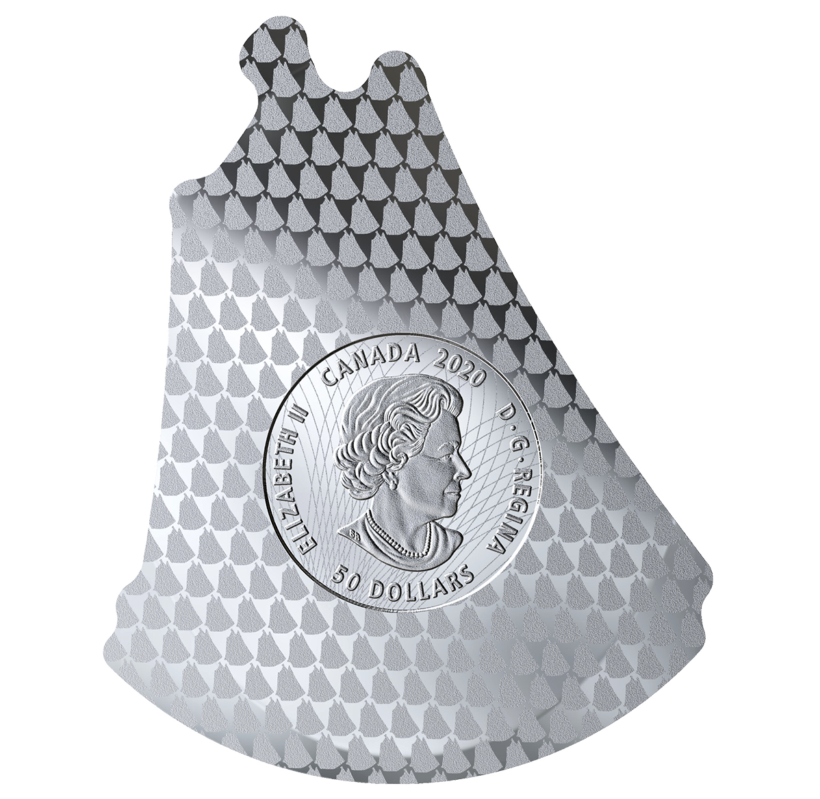 Pure Silver Coin - Real Shapes: Bluenose (2020) | The Royal
