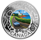 Pure Silver Coloured Coin - Coastal Drive: Celebrating Canadian Fun and Festivities