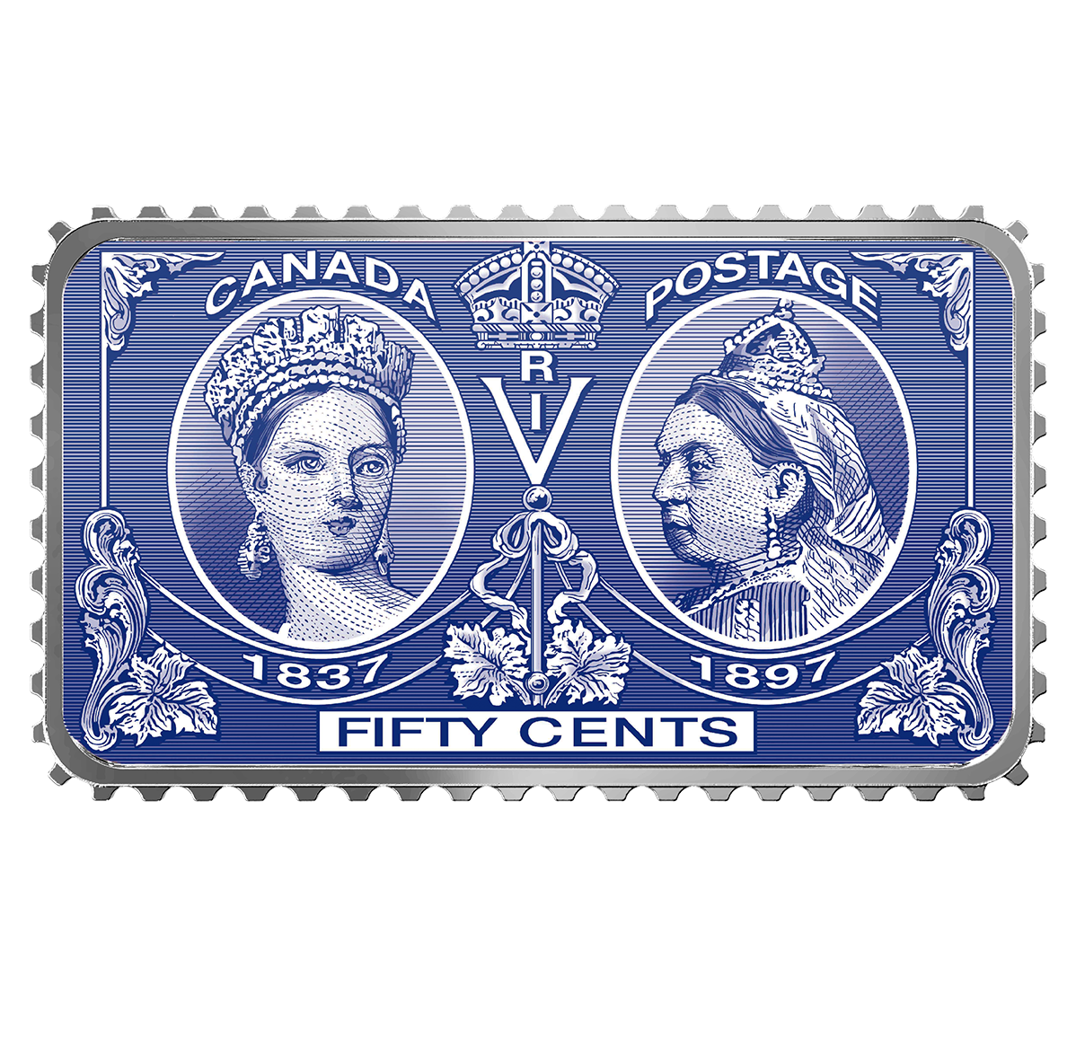 Queen Victoria 50 cts Stamp - Coin | The Royal Canadian Mint
