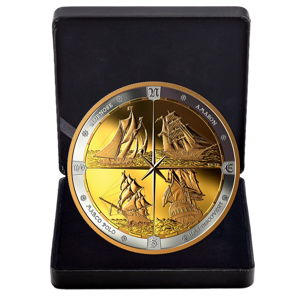 1/2 Kilogram Pure Silver Coin - Tall Ships of Canada | The Royal