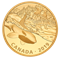 Pièce de 2 oz en argent pur avec placage d'or - Éclat doré : Prédateur et proie - Épaulard et otarie