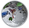 2 oz. Pure Silver Coloured Coin - Birds in the Backyard