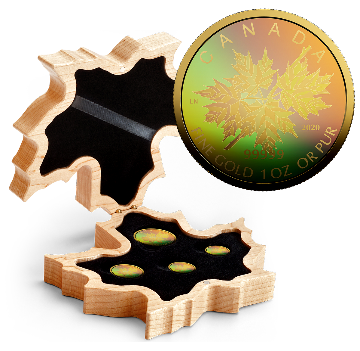 99.999% Pure Gold Fractional Set - Mintage: 500 (2020) | The Royal