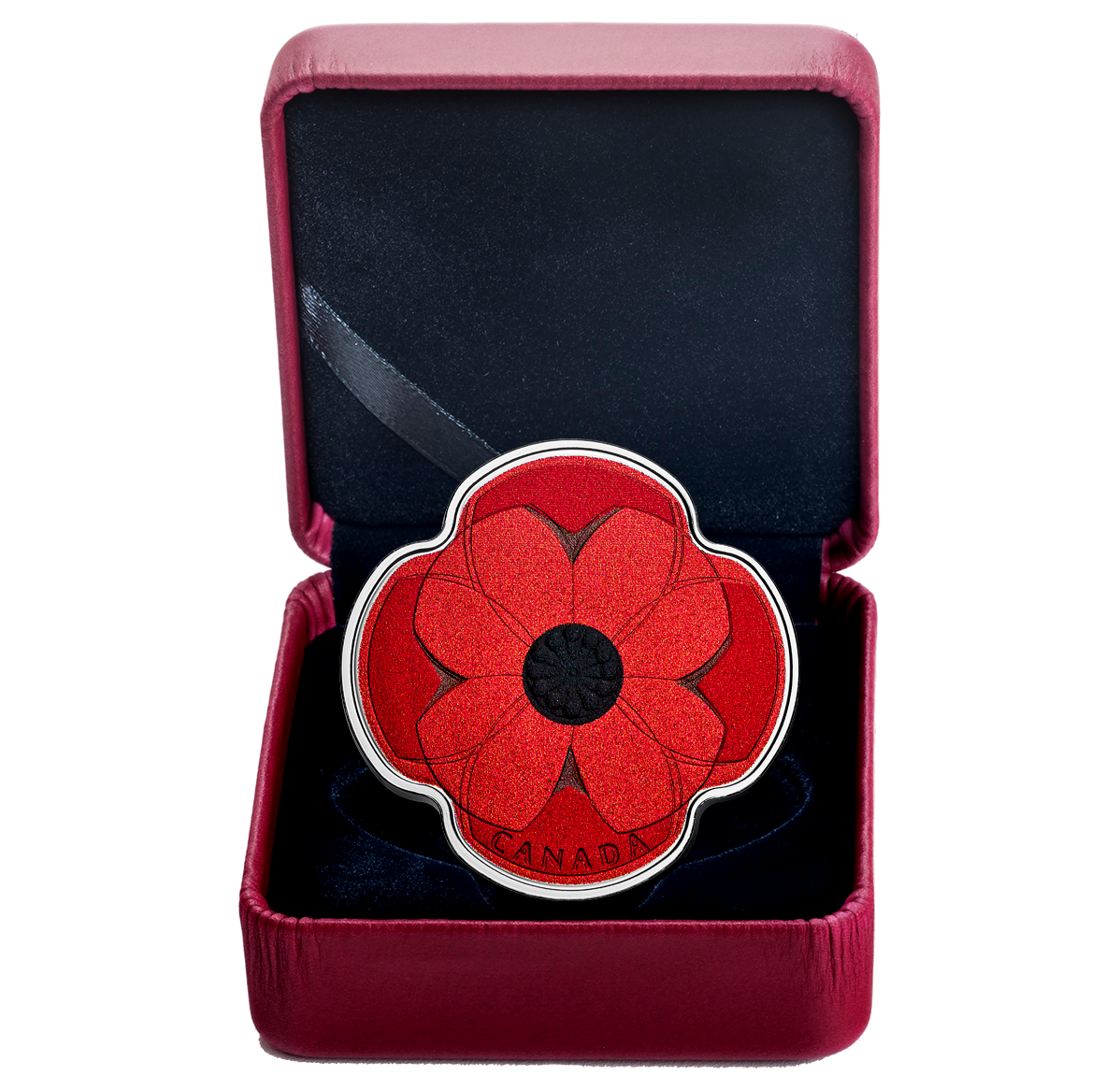 Pure Silver Coloured Coin - Remembrance Day (2019) | The Royal