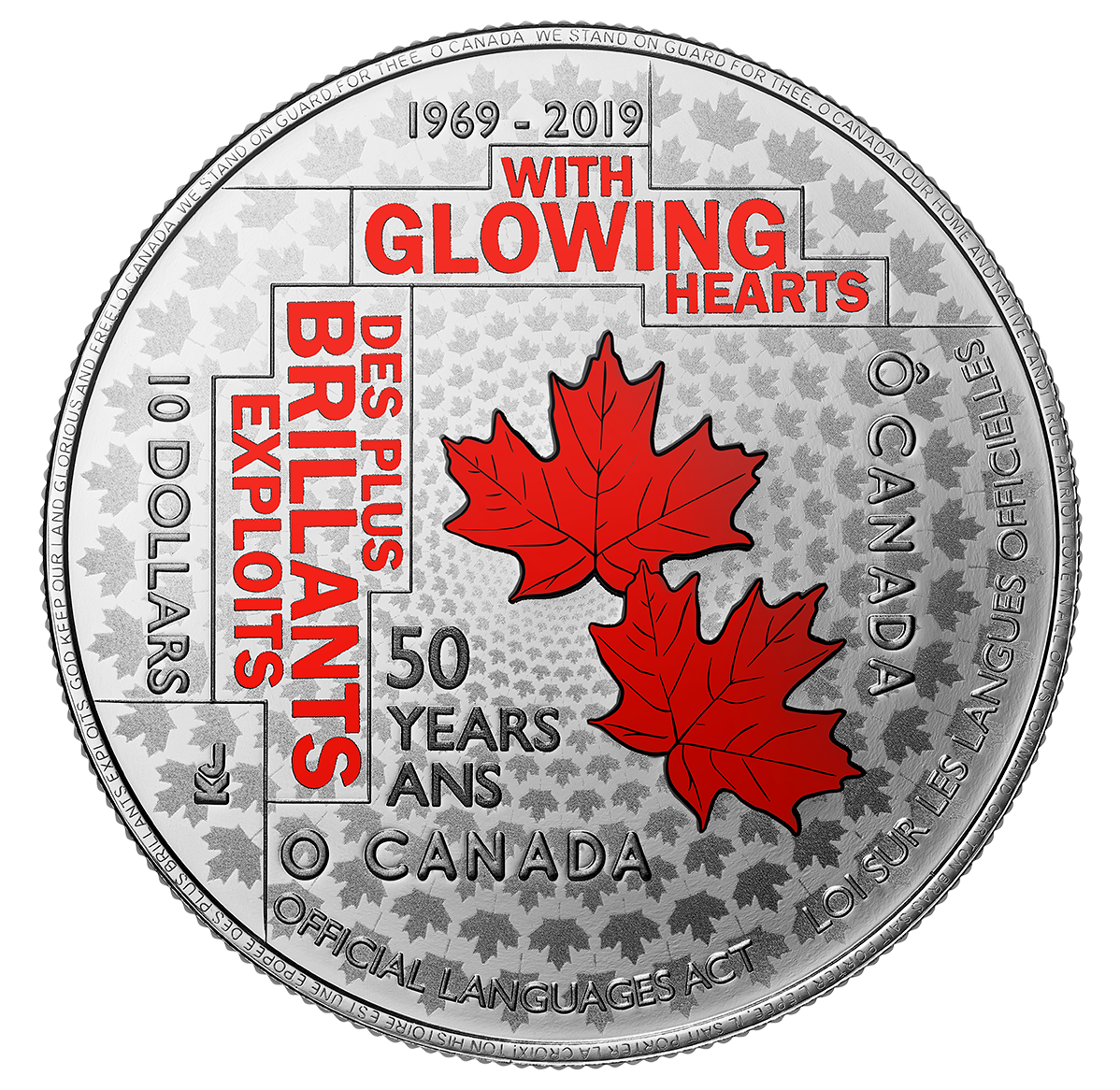 Pure Silver Coin - Celebrate Canadian Diversity - 50th Anniversary