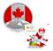 This is Canada! Pure Silver Glow-in-the-Dark Coin