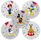 Abonnement à la série de cinq pièces de 1 oz en argent pur - Mickey Mouse et ses amis au carnaval 