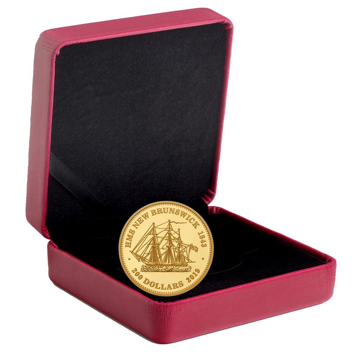 1 oz. Pure Gold Coin - HMS New Brunswick - Mintage: 250 (2019