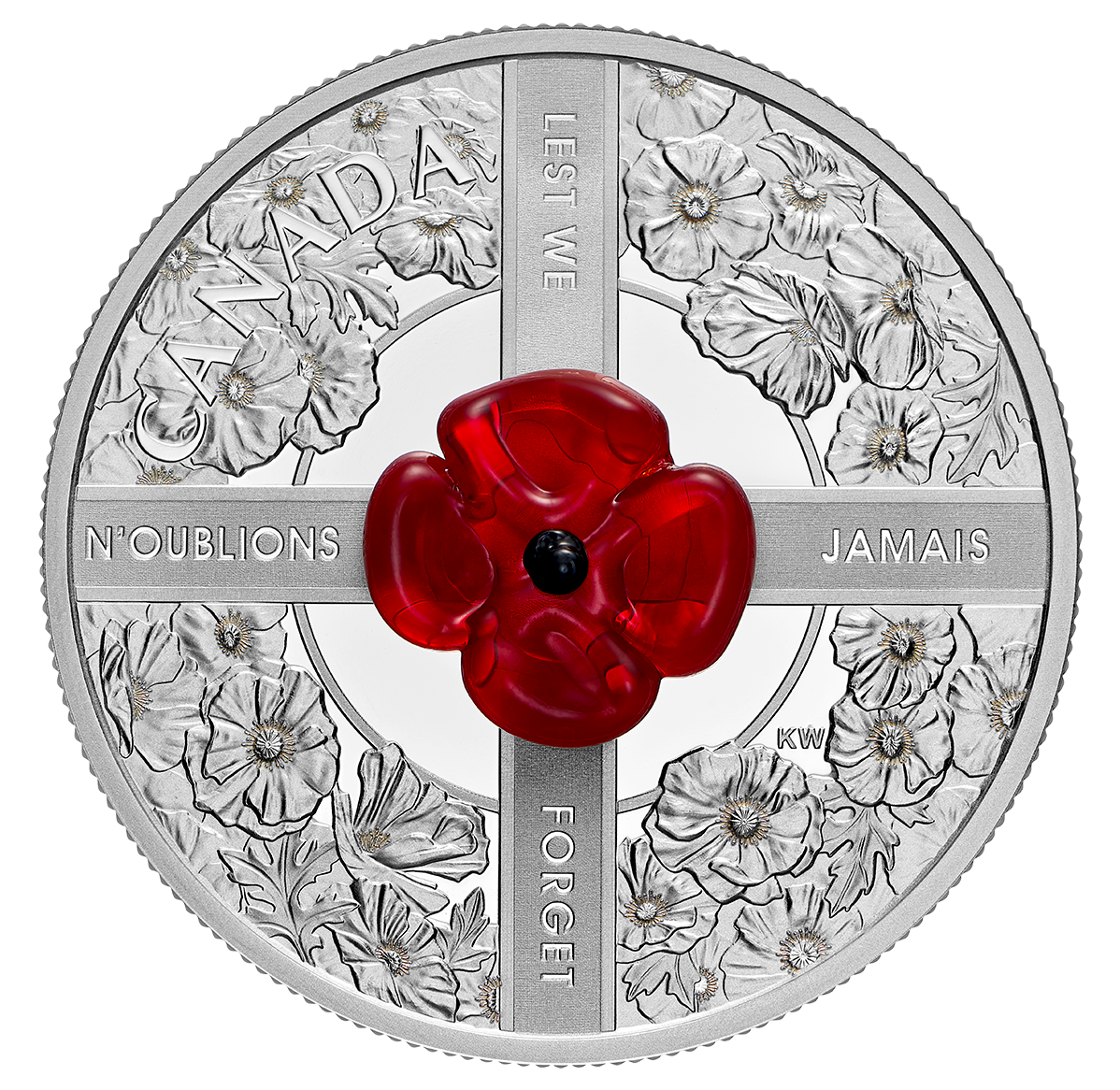 1 oz. Pure Silver Coin - Lest We Forget